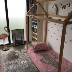 linge de lit enfant Cactus rose kaki